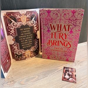 Bookish Box Darkly Special Edition of What Fury Brings by Tricia Levenseller